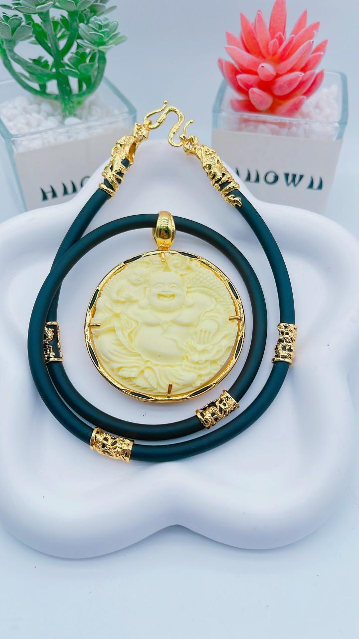 Product Introduction of dây chuyền xu kèm mặt phật tròn to 2