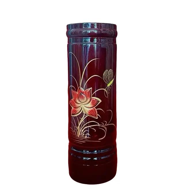 Ống Đựng Nhang Làm Bằng Gỗ Tràm Kích Thước 27cm