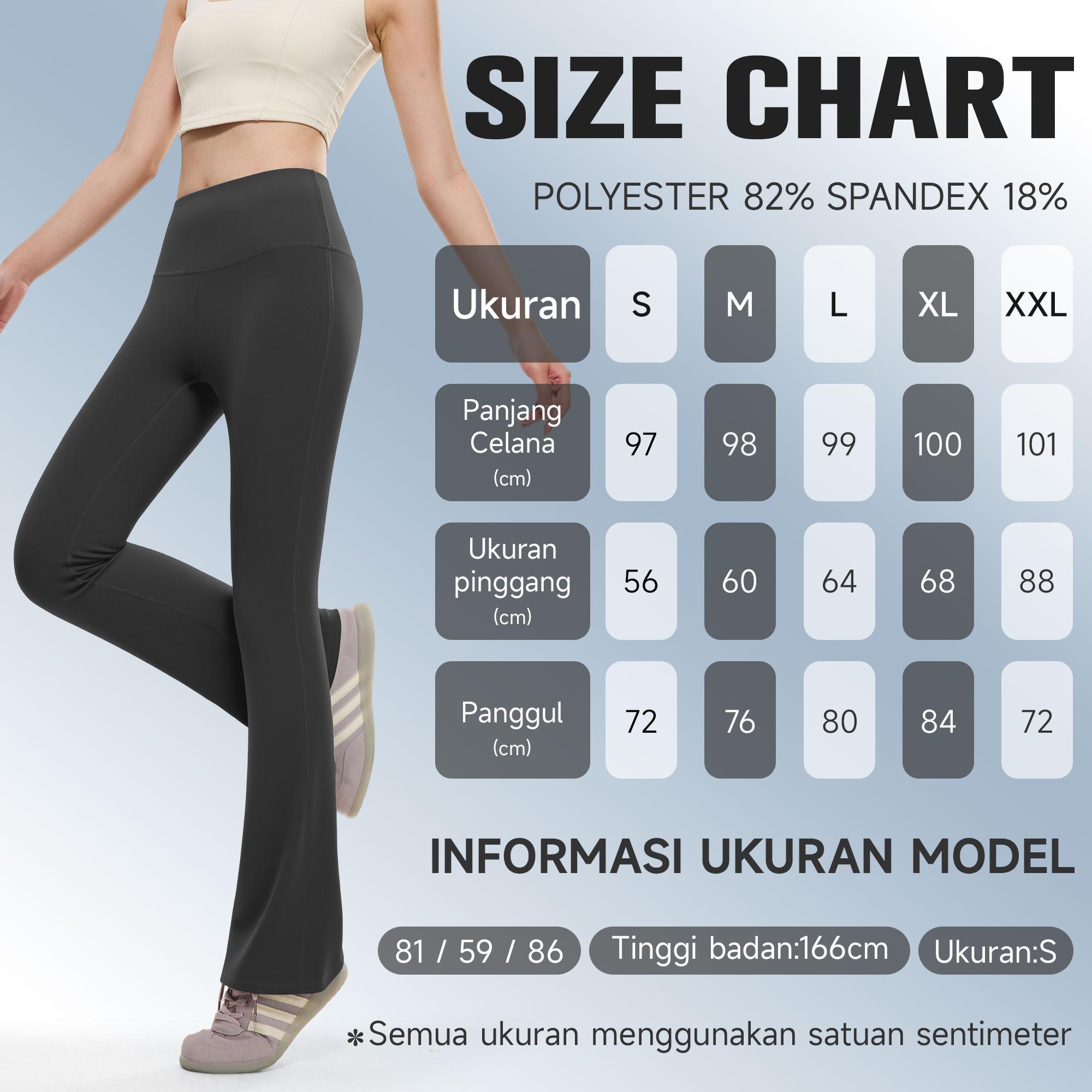 KKTOP Celana Olahraga Yoga Wanita Legging Sport Celana Cutbray Olahraga High Waist Pants Gym (C001)