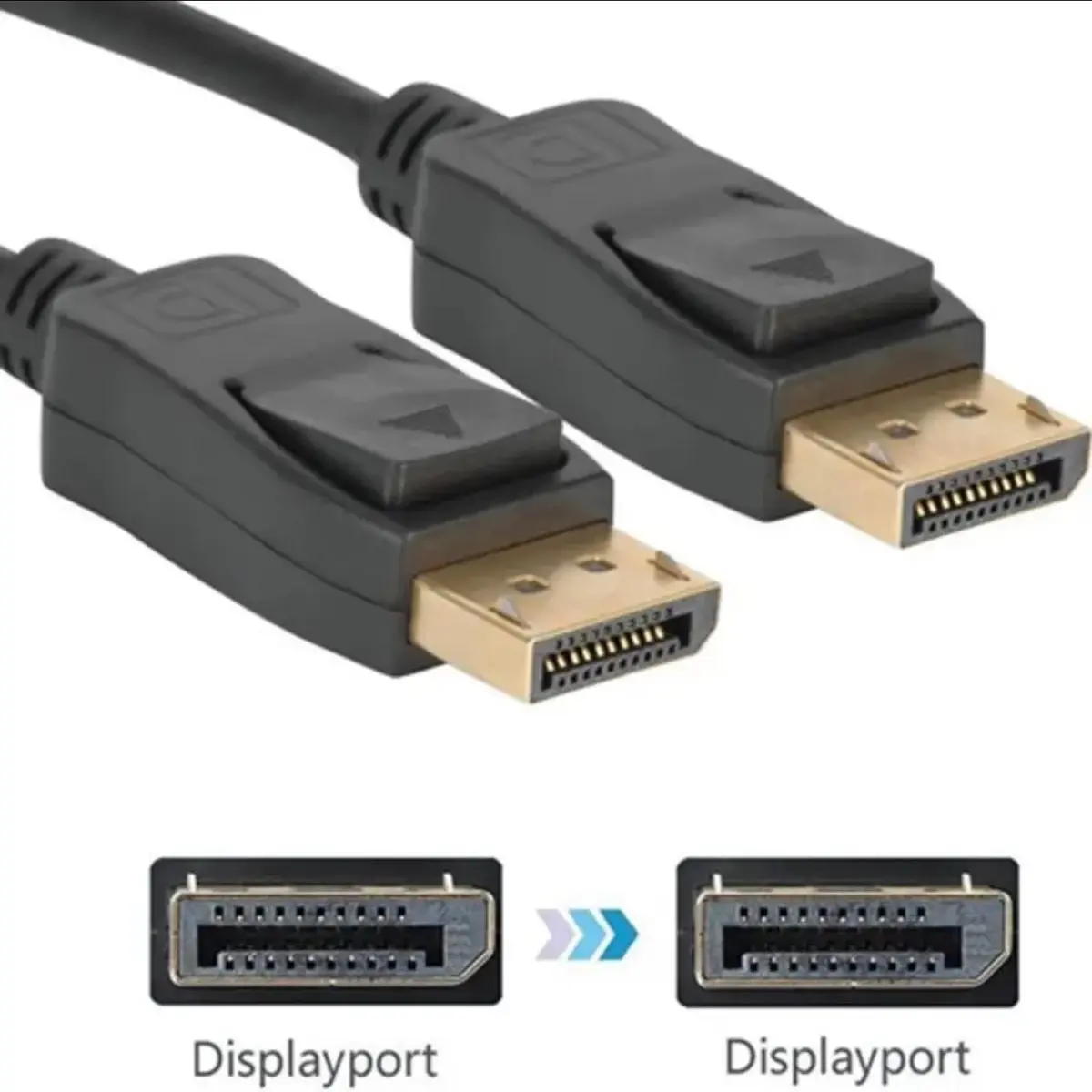 Dây cáp Displayport to Displayport, bóc máy dài 1.8m