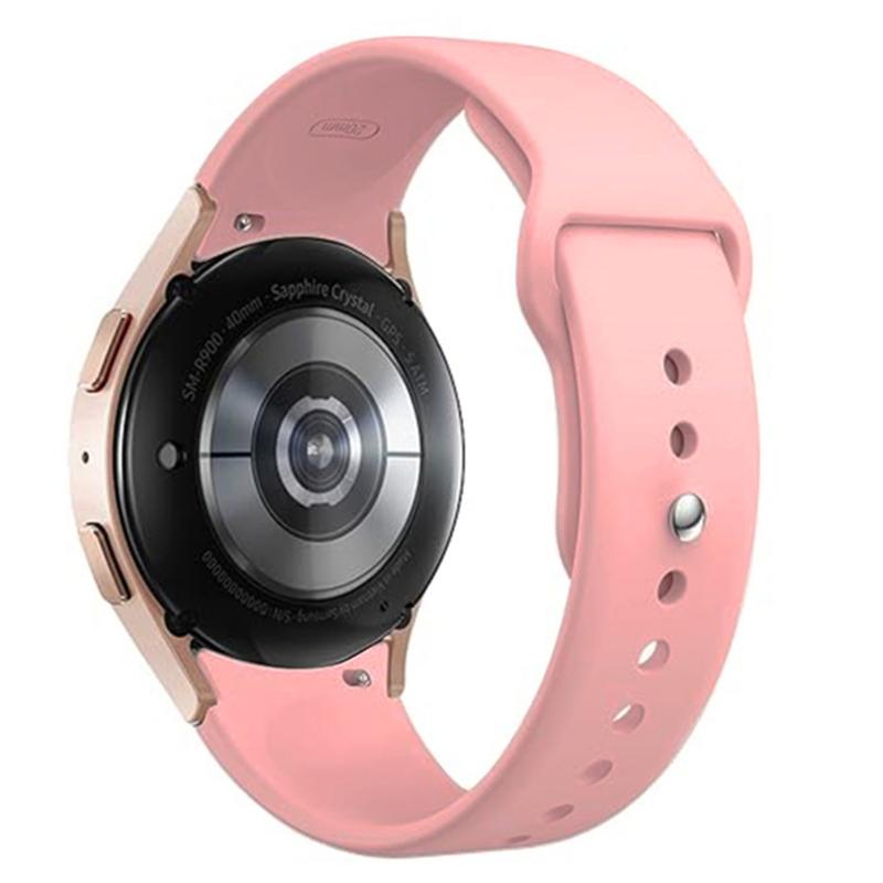 Product Introduction of 【Only strap】Suitable for Samsung Reverse buckle monochrome silicone strap 5