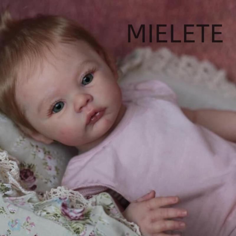 45cm Realistic Newborn Doll, Reborn Baby Doll 17 Inch Soft Reborn Toddler Doll, For Kid Dress Up Play House, Christmas Gift, Santa Presents, Kids Toys 8
