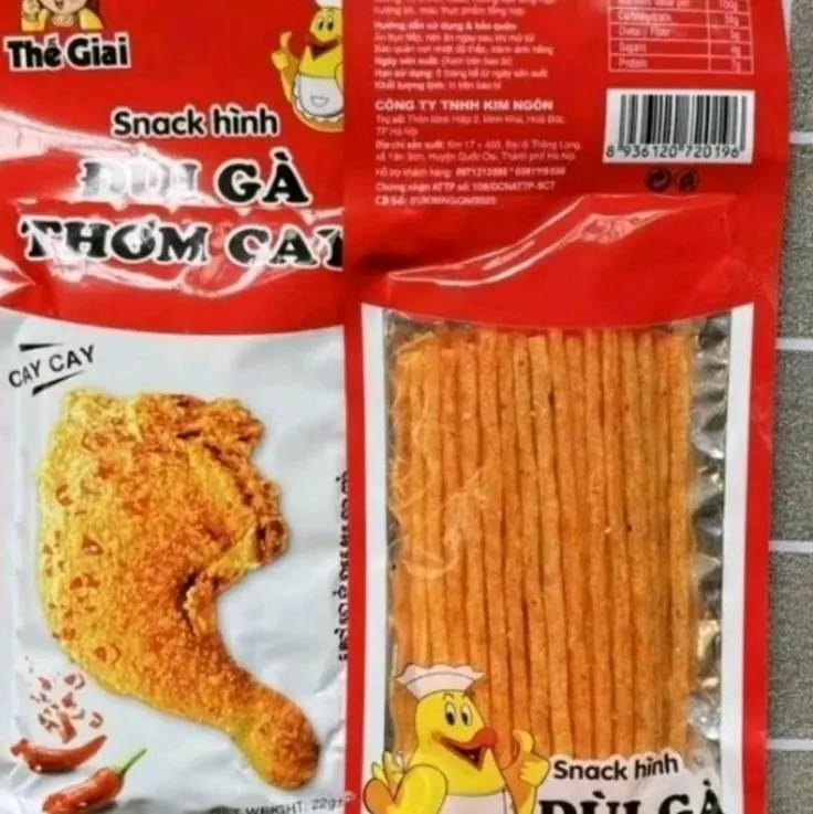 Combo snack đùi gà thơm ngon cay - đồ ăn vặt food bà tuyết