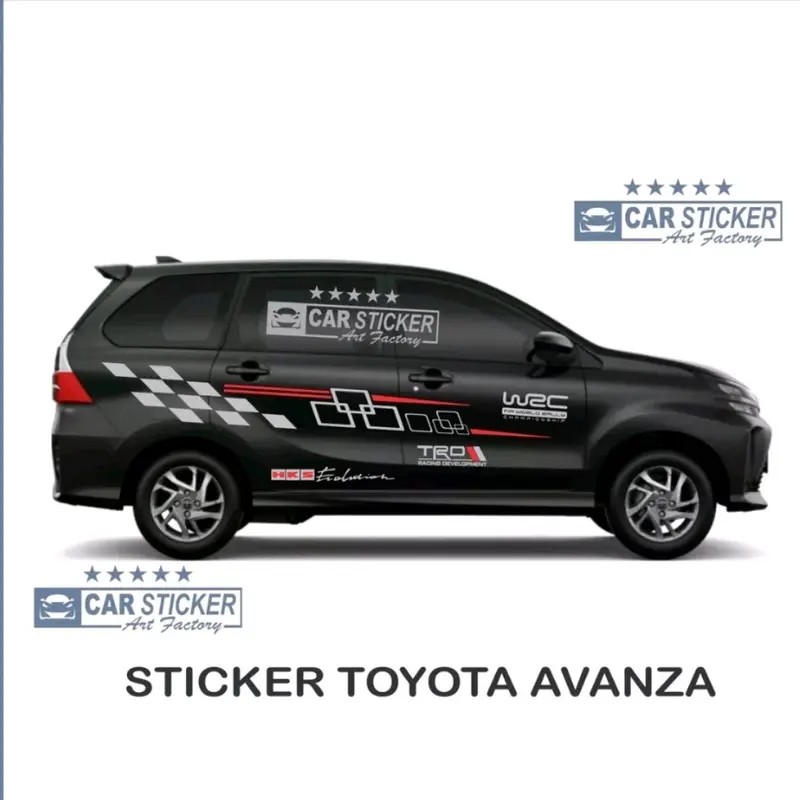 AVANZA01 Sticker avanza stiker avanza stiker toyota avanza stiker minimalis mobil toyota avanza sticker mobil avanza Car 2