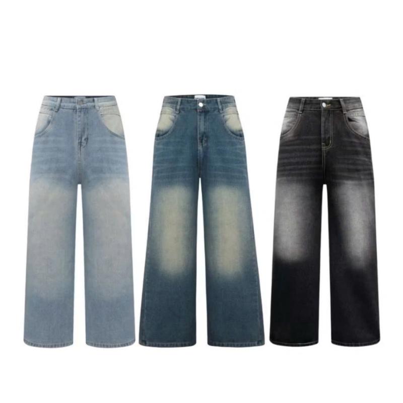 [CÓ BIGSIZE] Quần Jean  Wash Unisex Nữ Dài Ống Suông Rộng  Cạp Trễ Tôn Dáng Mặc Đi Làm Đi Chơi Đi Học Form  Có Túi - Form Dáng Chuẩn Đẹp Women Pants quần  bò quần  bò quần jean Denim quan  jeansuong quần  jeans