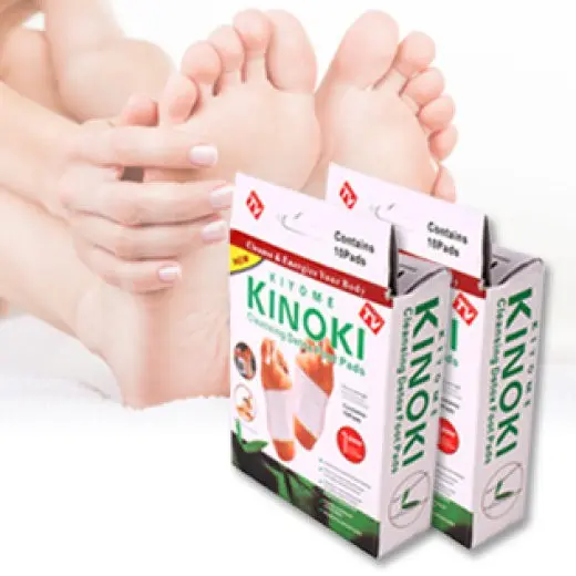 Miếng Dán Chân Thải Độc Kinoki Nhật Bản . Thư Giản 6