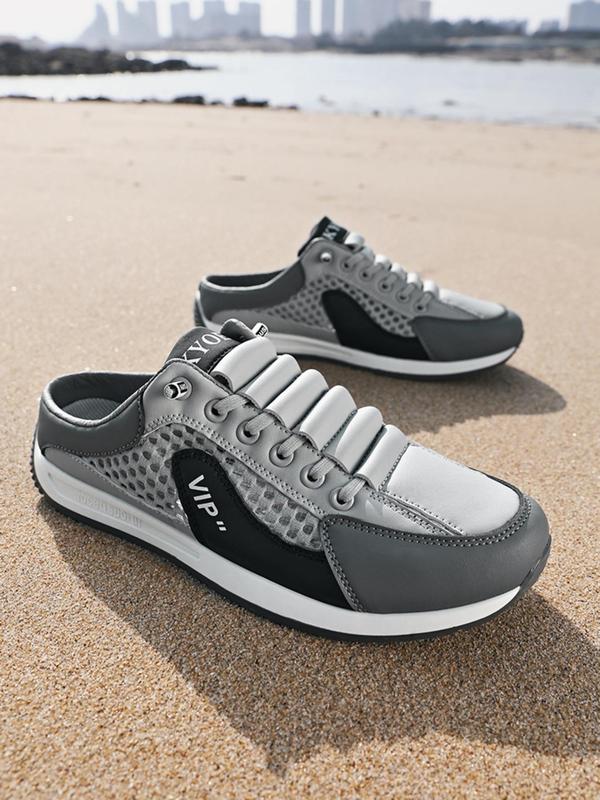 Men's Fashionable Breathable Lightweight Slides, Casual Comfortable Sports Slides, Trendy All-match Slippers for Daily Wear, Boy 3