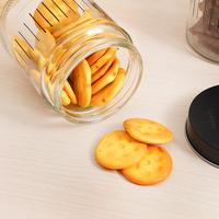 Gambar AZKO Picas Roku Stoples Kaca Set 6 Pcs Transparan - Hitam Toples Jar Food Container Setoples Wadah Penyimpanan Kedap Udara dari AZKO ID Kota Depok 3 Tokopedia