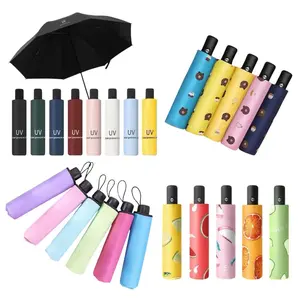 MCK - Payung Lipat Anti UV Sinar Matahari dan Hujan Buka Tutup Lipat 3D Buah Bear Motif