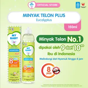 MY BABY Minyak Telon Plus 150 mL - Minyak Bayi Anti Nyamuk 8 Jam - Exp: 06.2027
