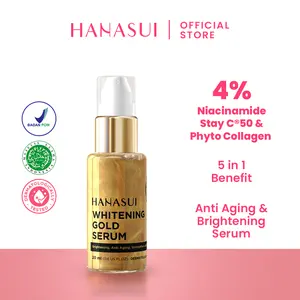 HANASUI Whitening Gold Serum New Look & Improved Formula