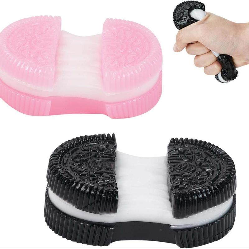 Product Introduction of Simulated Food Design Stress Relief Toy, 1 Count Creative Squeeze Sensory Toy, Soft Decompression Toy for Birthday Gifts 0