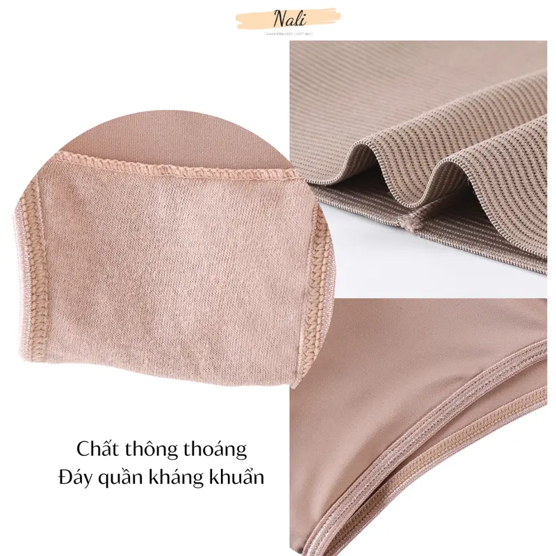 Quần Lót Gen Nịt Bụng Dưới Cạp Cao Định Hình Co Giãn Tốt NL326 Thun Nữ Cotton 2
