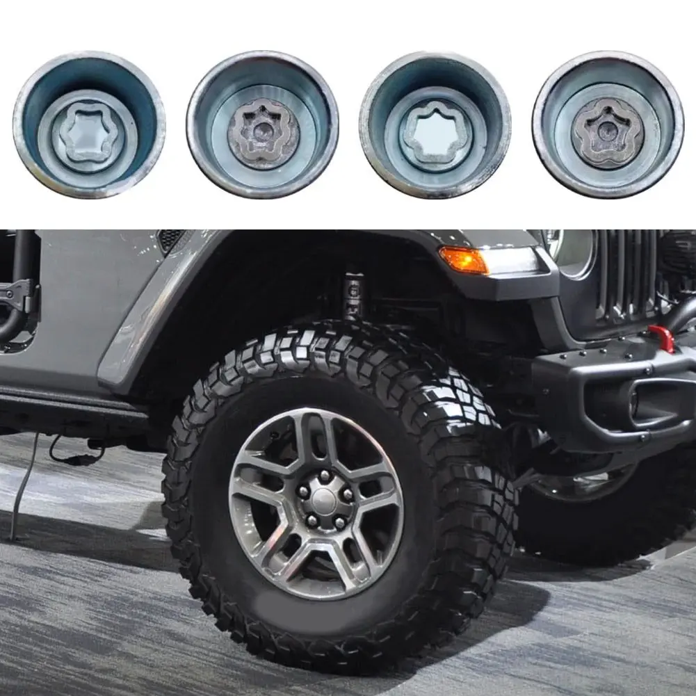 1pcs Lock Locking Wheel Bolt Nut Key Anti Theft Remover Tools For Jeep For Guide