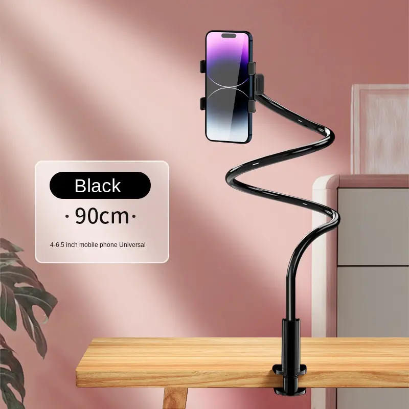 Giá Đỡ Điện Thoại Di Động Thiết Kế Ghim Từ Nhà Máy, Giá Đỡ Lười Đầu Giường Bàn, Sáng Tạo, Đa Chức Năng, Kẹp Xoay, Giá Chân Đế Hỗ Trợ Thông Dụng 8