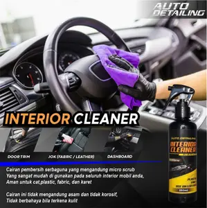 Pengkilap Interior Dashboard Jok Kulit Sintetis Door Trim - Auto Detailing Car