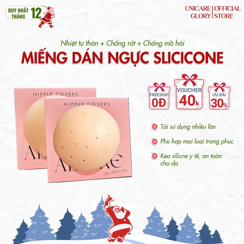 ADORE Miếng Dán Ngực Silicone Cao Cấp Siêu Mỏng Sử Dụng Nhiều Lần Bra Cao Su