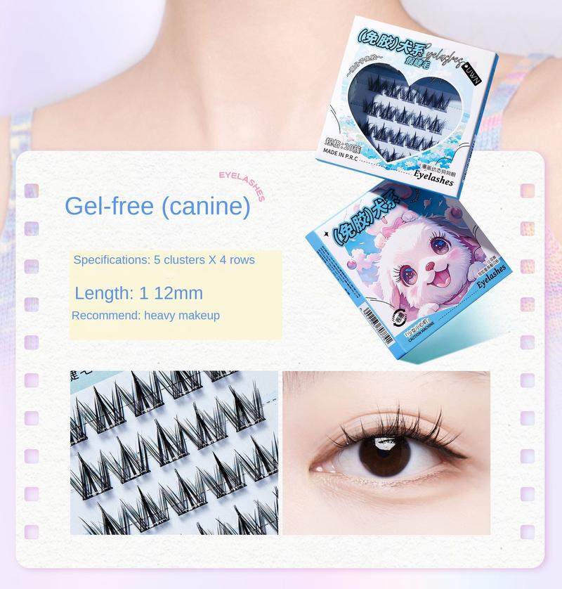 Product Introduction of 2PCS UWN Glue-Free Self-Adhesive Animal Series False Eyelashes Makeup Cosmetic 15