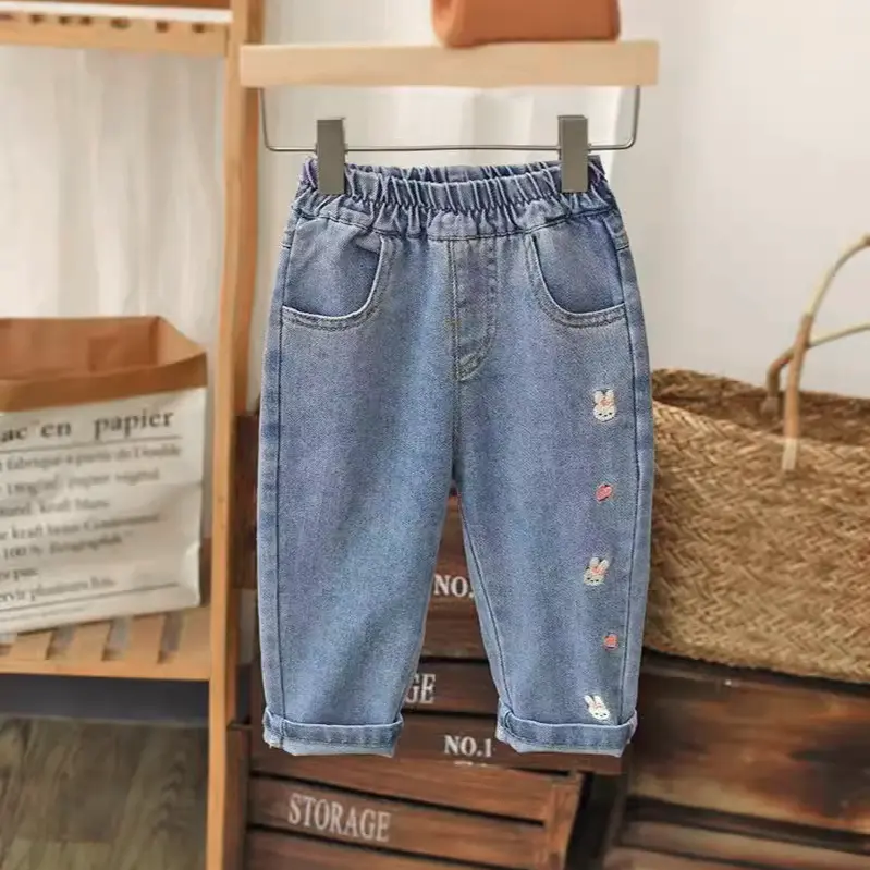 Quần jeans dáng baggy cho bé hàng QCCC