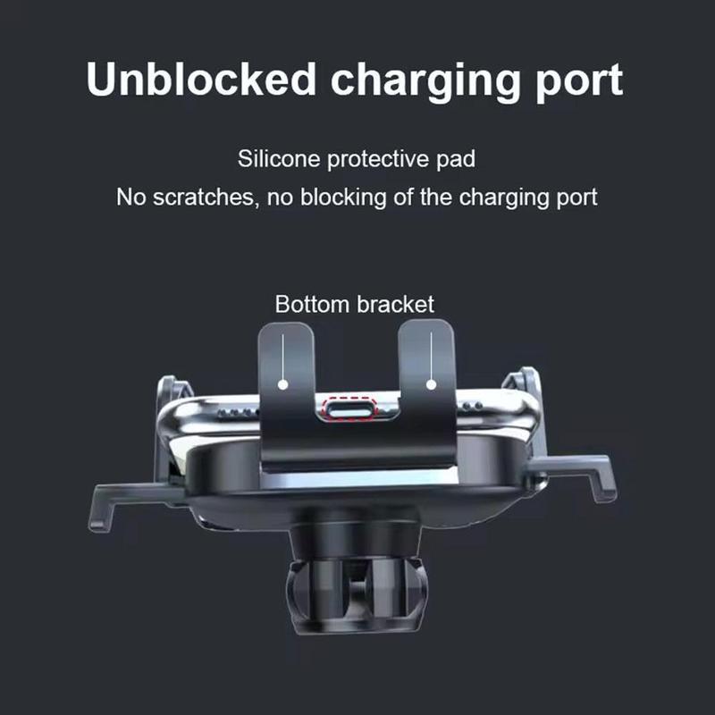 Car Phone Holder Phone Clamps On Waterfall-shaped Cars Do Not Obscure Driving Vision 360 Degree Rotation 6