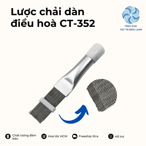 Lược nắn tản nhiệt điều hòa lược chải dàn máy lạnh - Lược chải dàn máy lạnh - Lược chải dàn điều hoà Làm Sạch 4