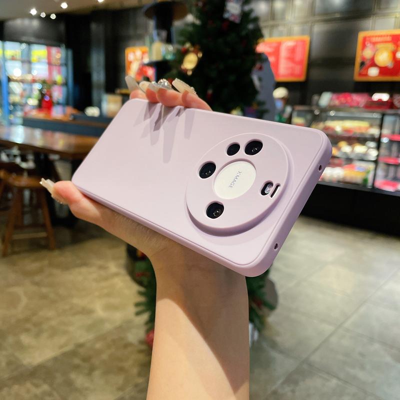Product Introduction of Suitable for Mate60 Fine Hole Frosted TPU Straight Nova12 Protective Case Huawei Pura70 Silicone Phone Case Cellphone Protector Protection Smartphone 9