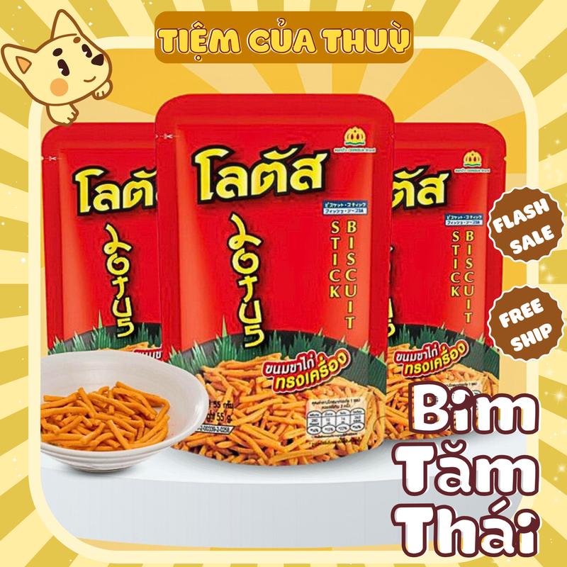 BỊCH 13 GÓI Bim Bim Tăm Que , Bim Tăm Thái Lan, đồ ăn vặt cổng trường