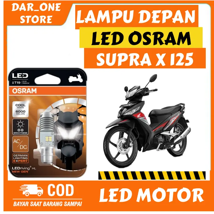 Lampu Depan Led Honda Supra X 125 Original osram T19