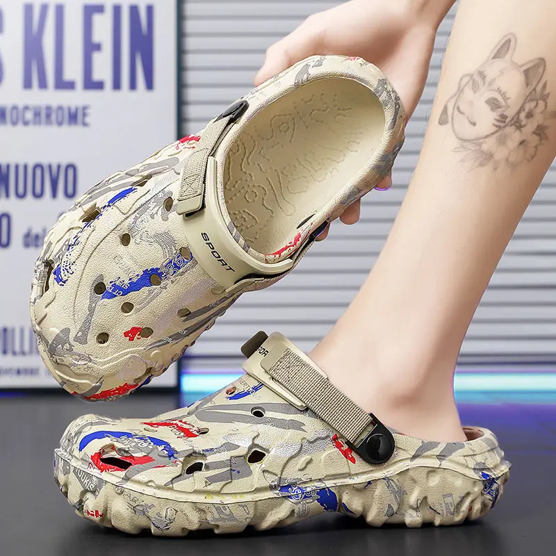 Garden Shoes For Boys Slipper Sandals,Clogs Anti Slippery,Men Eva Bathroom sports Slides Slippers