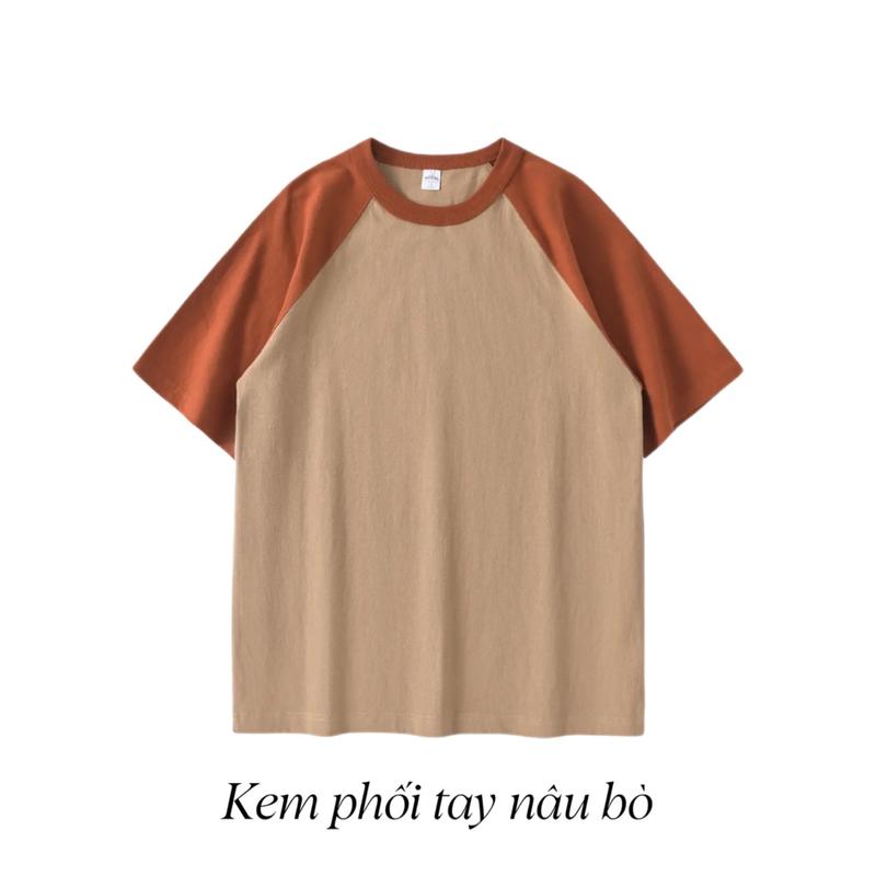 Product Introduction of [có BigSize145kg] Áo thun hè Japlang phối tay cổ tròn UNISEX  chất liệu thun cotton cá xấu Cá Tính Menswear 23