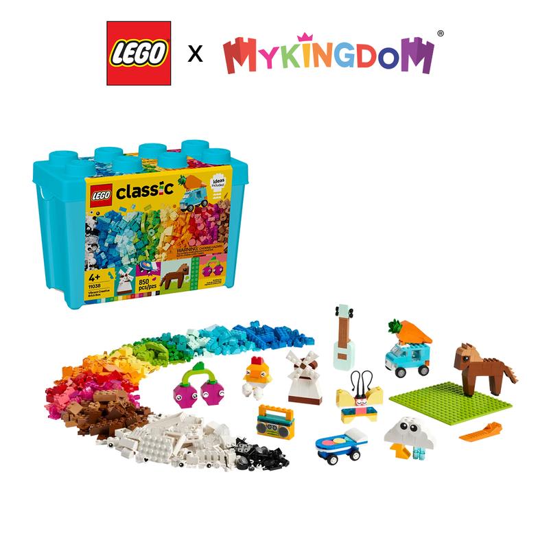 Đồ Chơi Lắp Ráp Thùng Gạch Sáng Tạo Sống Động 850 Chi Tiết LEGO CLASSIC 11038 (850 chi tiết)