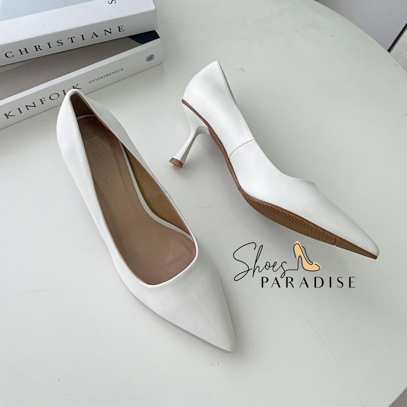 Product Introduction of Giày cao gót nữ 7p bít mũi nhọn gót nhọn da công sở shoes paradise BBXK20 23