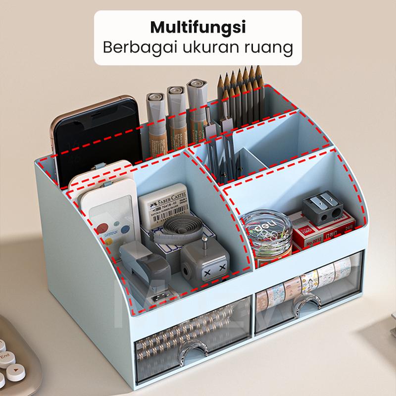Muzy Rak Organizer Meja Kosmetik Tempat Make Up Plastik Skincare Susun Rak Alat Tulis Meja Kantor Aksesoris Peralatan Kerja Multifungsi HSB686 Muzy Rak Organizer Meja Kosmetik Tempat Make Up Plastik Skincare Susun Rak Alat Tulis Meja Kantor Aksesoris Peralatan Kerja Multifungsi HSB686