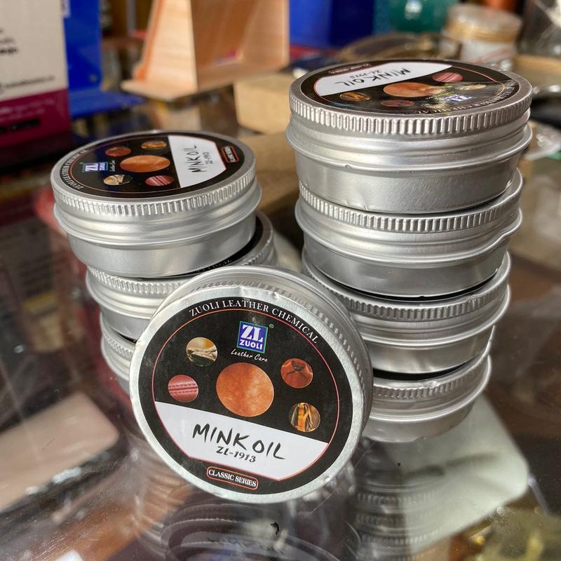 Mink oil mỡ chồn 30ml chuyên bảo dưỡng chăm sóc đồ da, phục hồi làm mới giày da, túi ví, áo da, ghế da 0