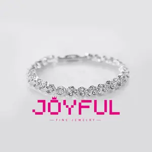 gelang titanium anti luntur,Gelang Berlian Hati Berkilau, Gelang Fashion Wanita, Perhiasan Wanita Sederhana, Kualitas Terbaik dan Gaya Terbaru