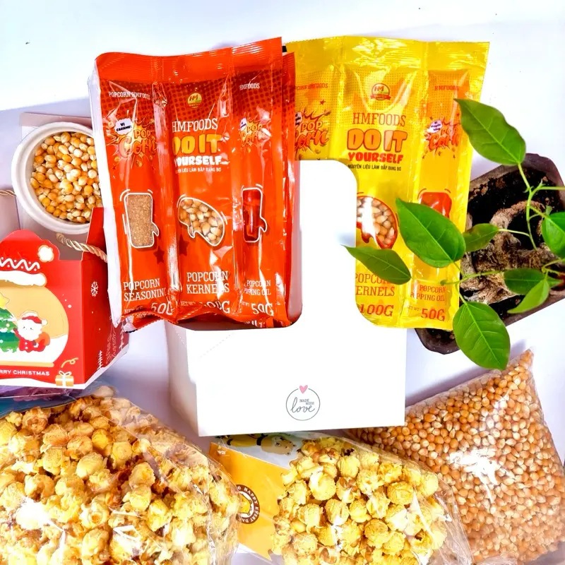 Bắp Rang Bơ 3in1 Tự Làm Bỏng Ngô Tại Nhà Đơn Giản Tiện Lợi vị Caramel 4