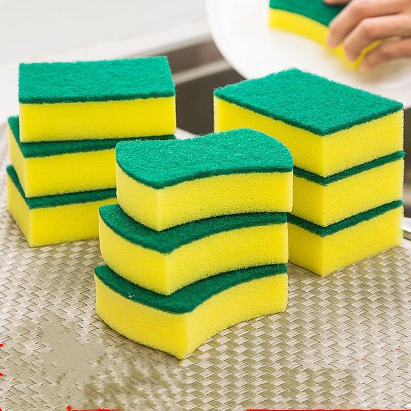 Bọt biển làm sạch, thấm hút cao, rửa bát đĩa, làm sạch ma thuật, cho nồi và vết bẩn, bàn chải bọt biển, chất tẩy rửa dầu mỡ nhà bếp, dụng cụ gia đình 3