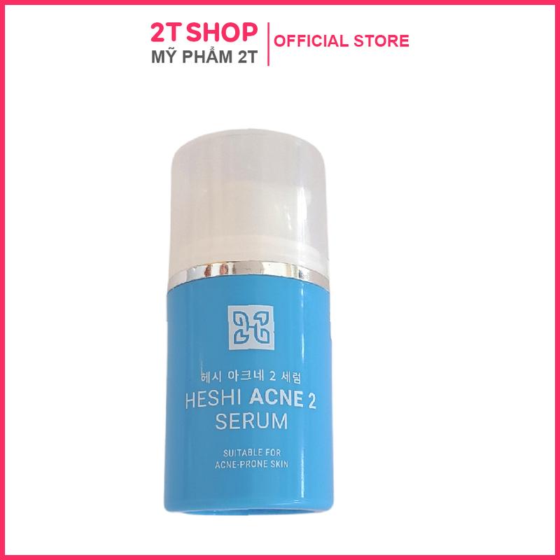 Serum mụn Heshi Acne 2 dành cho da mụn sần, li ti, mụn nước, mụn do corticoid, mụn do thiếu ẩm 15g Skincare Giảm Thâm Chăm Sóc Da