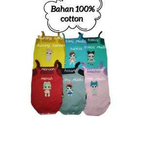 Baju Bayi Jumper Tanktop Karakter LOL Bayi Balita Cewek Katun Lembut Utk Usia 0-18 Bln Abu Biru Hitam Kuning Merah Pink Putih Ungu