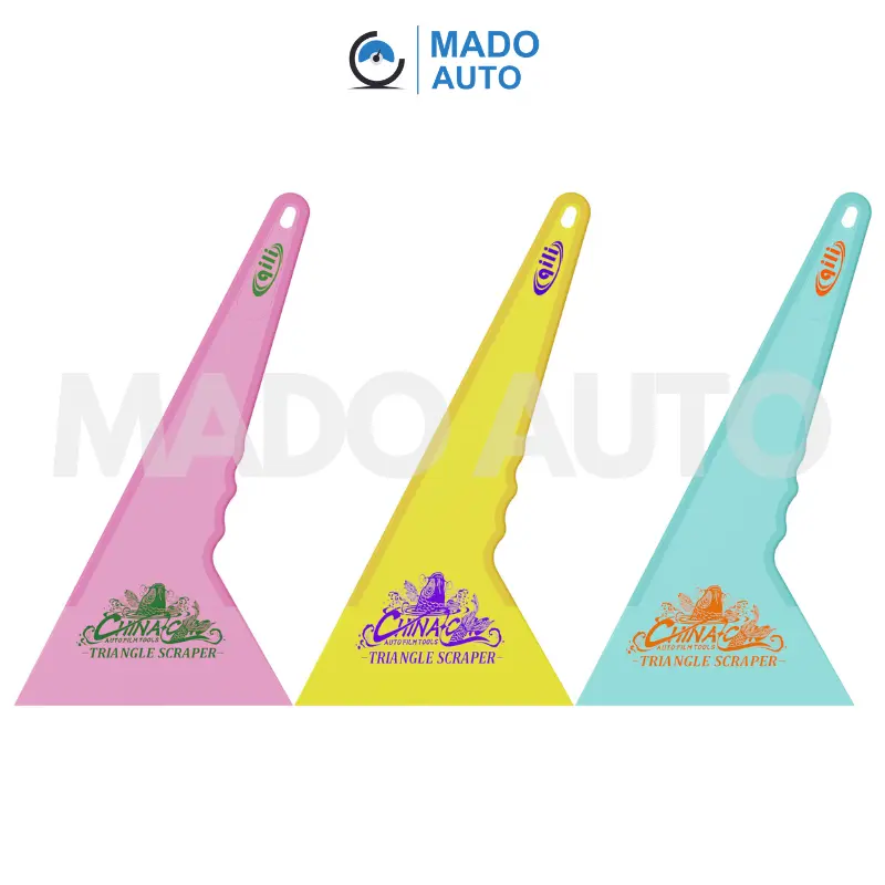MADO AUTO Gạt Nhựa Hàng QILI Dán Film Cách Nhiệt Ô Tô Có Viền Cao Su Chống Trơn 1