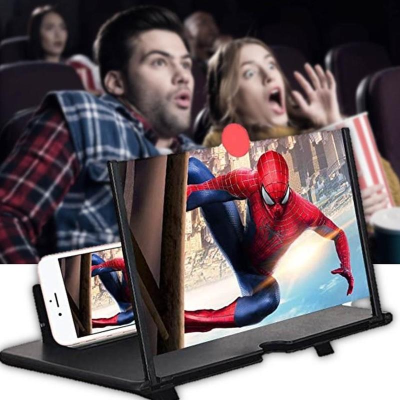 F3 Kaca Pembesar Layar HP 3D  Enlarge Screen Magnifier HD Video Amplifier 3D    Projector Screen Ponsel 5