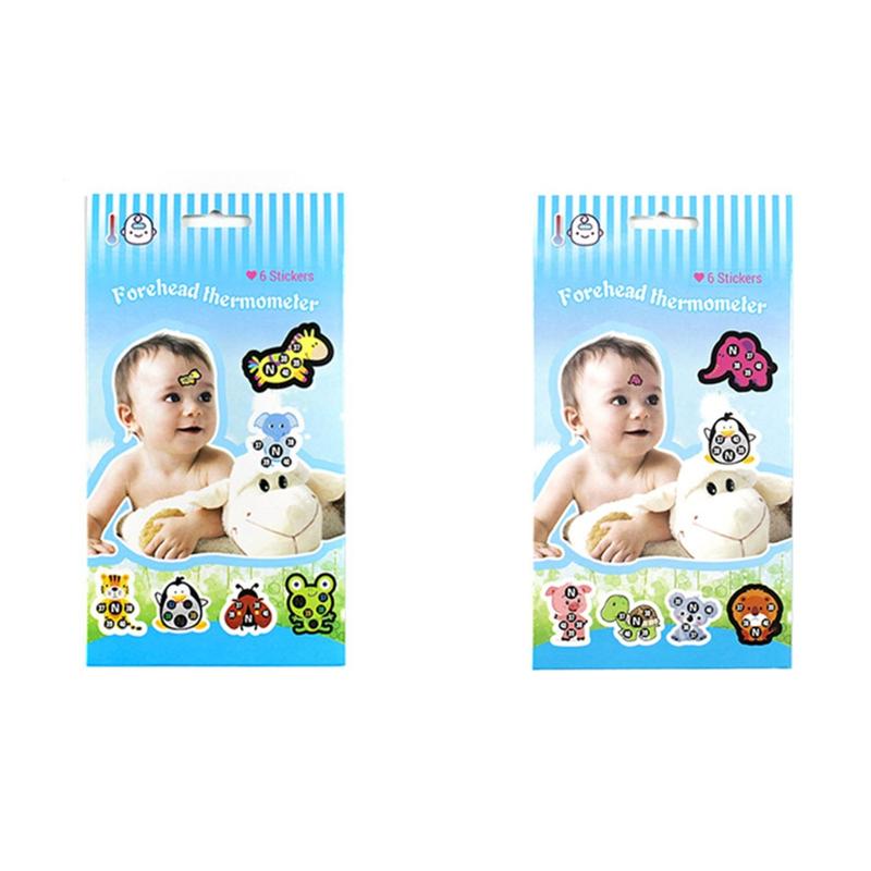 Cute Cartoon Stick-On Fever Indicator Stickers Accurate Forehead ...
