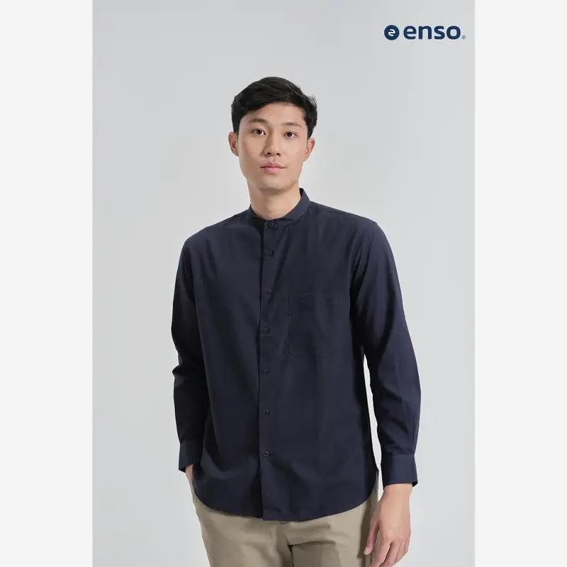 Enso Madsen Long Kemeja Tangan Panjang Reguler Fit Pria 0