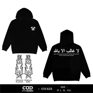 Hoodie Reflektif PN Vol 2 Vol 3 Laa Gholiba Illa Billah Desain Terbaru by OFC Trident FE3