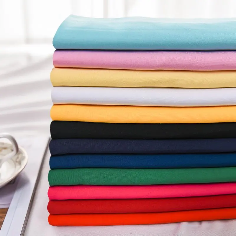 [Binghong] fuluosi solid color synthetic cotton cloth cotton summer dress baby cotton silk pure cotton pajamas clothing fabric