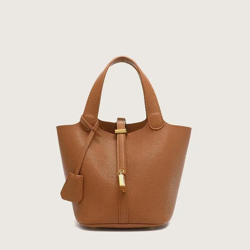Lychee Patterned Bucket Bag Women'S Handbag Picotin Bag 5