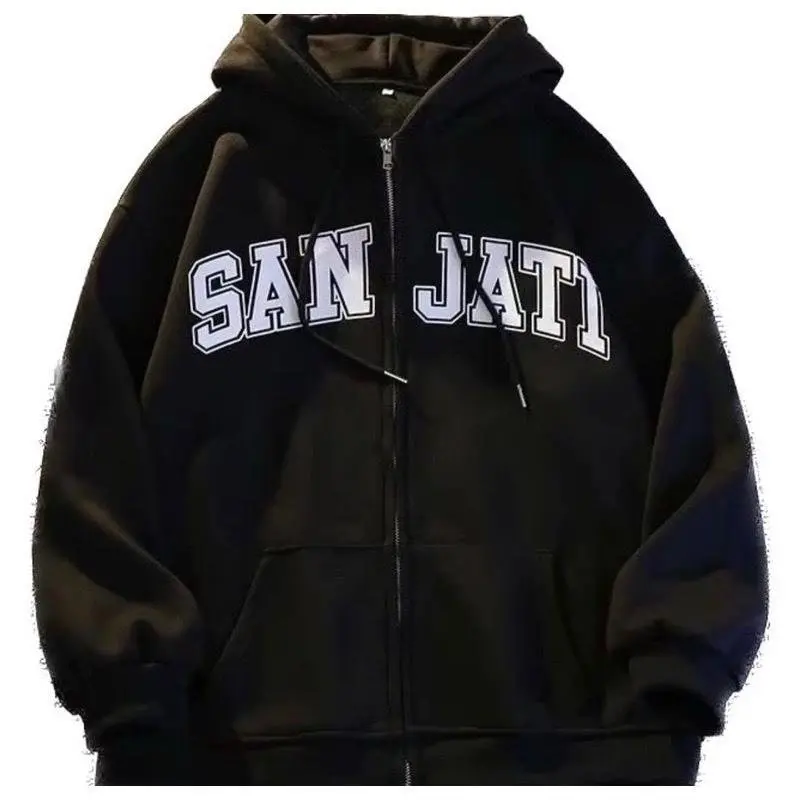 Áo Hoodie Zip Nỉ Bông In Form Rộng Nam Nữ , Áo Khoác Nỉ Xám Tiêu Mũ Trùm 2 lớp Menswear Dài Tay