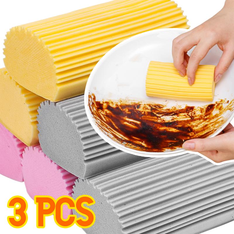3 Pcs/Set Easy To Rinse Minimalist Cleaning Sponges Kitchen Absorption ...