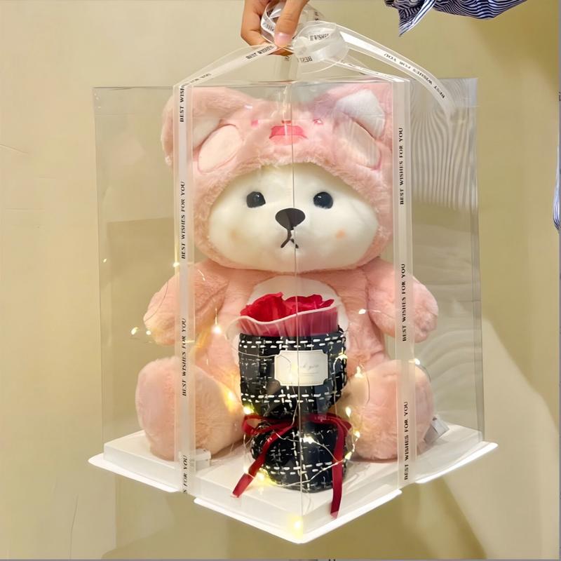 Hộp Quà Tặng Gấu Bông Lena Đáng Yêu Tự Ráp Đồ Hot Trend Tặng Bạn Bè Bạn Gái Vào Các Dịp Sinh Nhật Tỏ Tình 8 3 Valentines