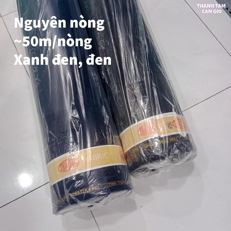 Product Introduction of Vải Quần Học Sinh Xanh Đen / Kaki Thun Thái Tuấn Chính Hãng 10